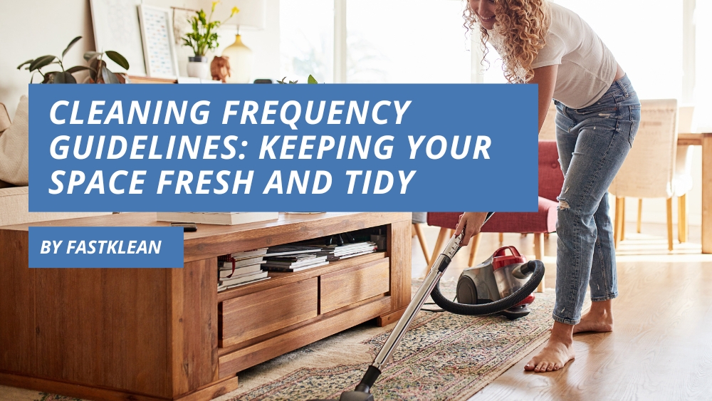 Cleaning Frequency Guidelines: Keeping Your Space Fresh and Tidy