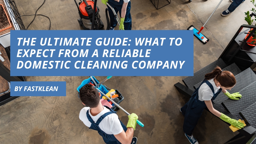 The Ultimate Guide: What to Expect from a Reliable Domestic Cleaning Company